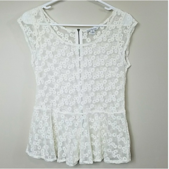 American Eagle Outfitters Tops - American Eagle Outfitters Sheer Floral Top